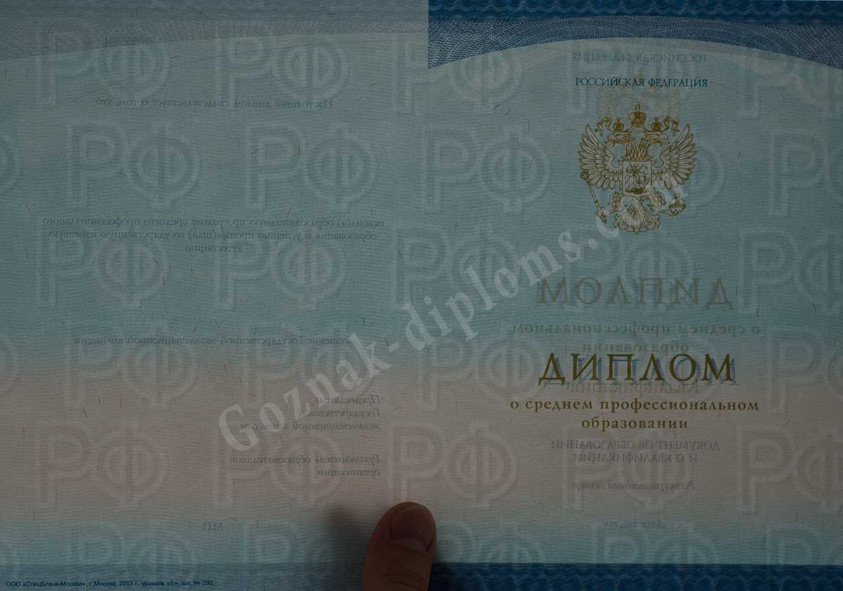 Диплом техникума или колледжа 2014-2026